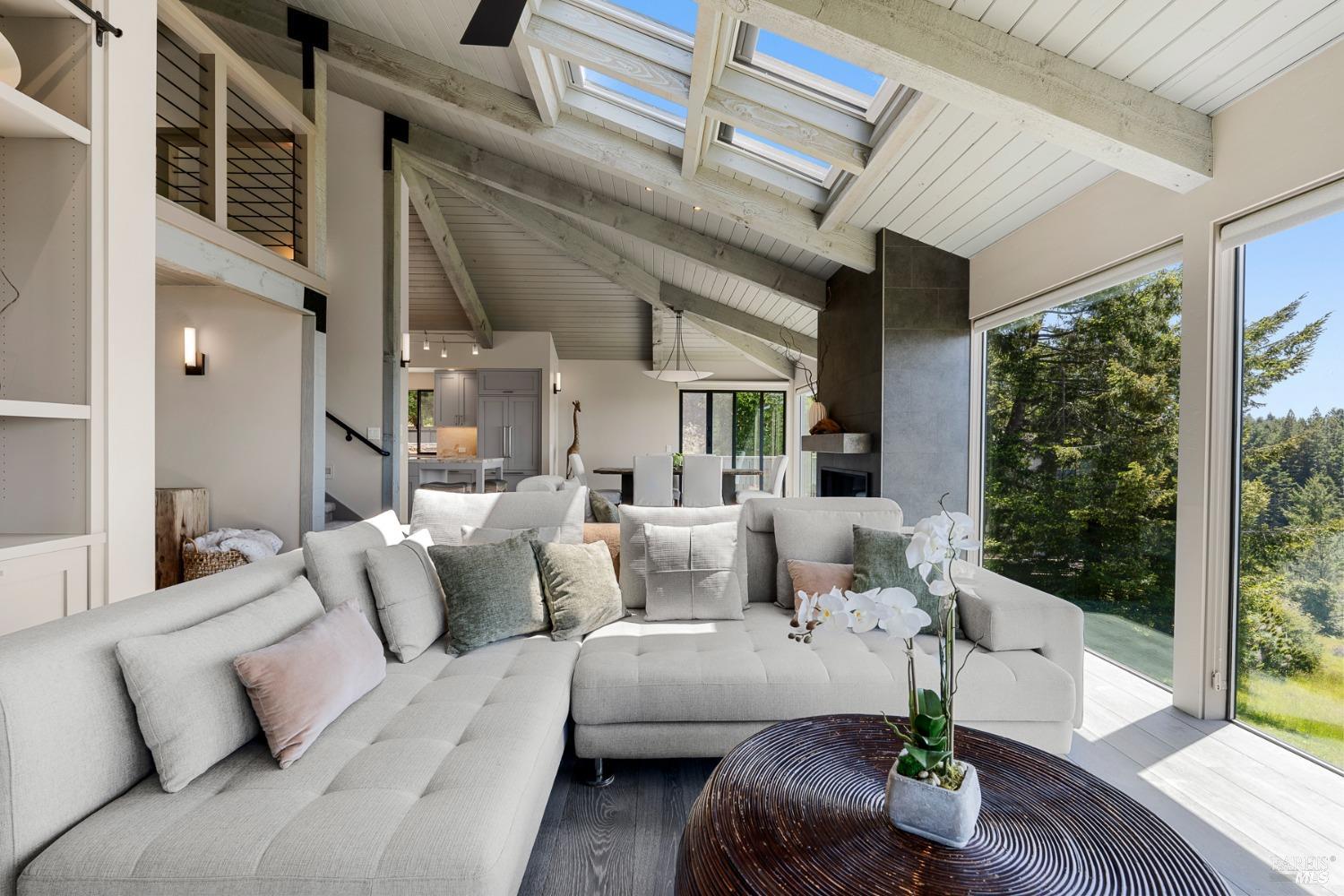 Undisclosed Address The Sea Ranch, CA 95497 - Photo 28 of 46 a living room with furniture and wooden floor