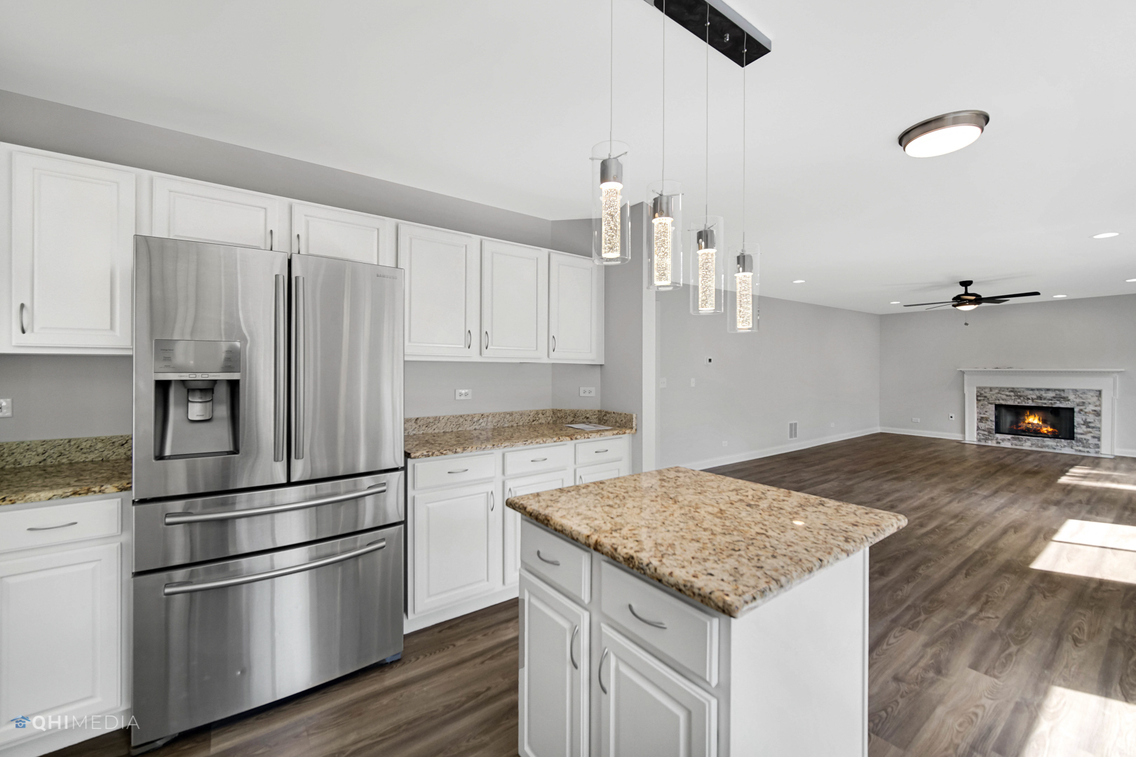 3101 Bennett Place Aurora, IL 60502 - Photo 13 of 30 a kitchen with a refrigerator and a stove top oven
