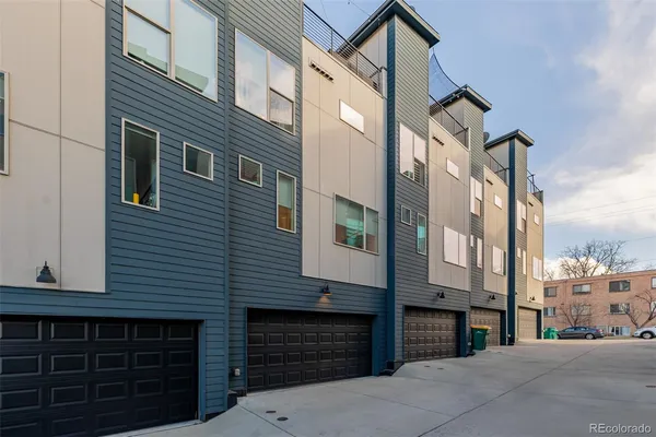 a view of a building with a street