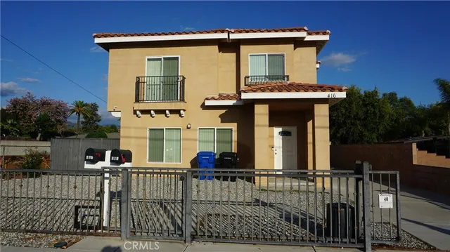 front view of a house with a porch