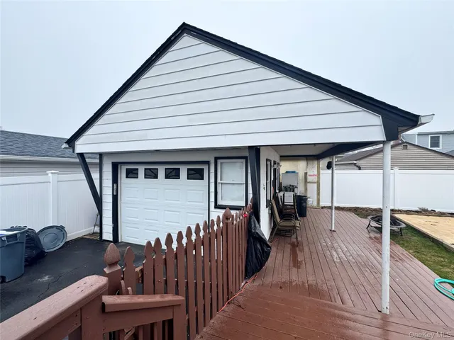a house view with a seating space