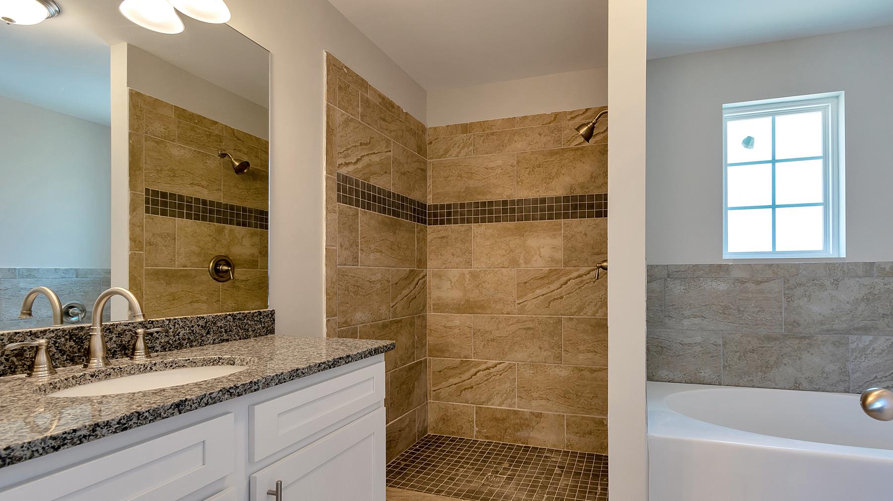 3547 Anderson Road Nashville, TN 37013 - Photo 8 of 11 Breathtaking Master Bathroom with huge custom tile shower and garden tub