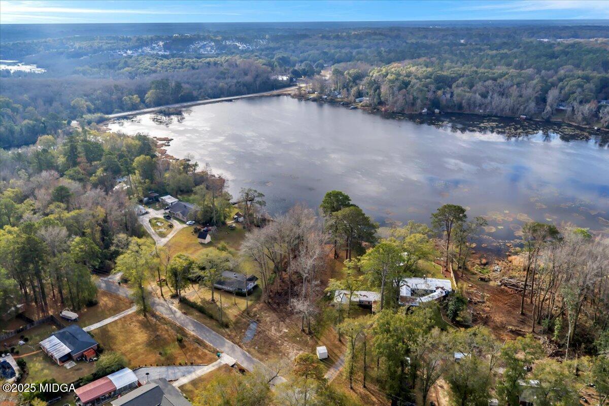 304 North Lake Drive Perry, GA 31069 - Photo 15 of 27 an aerial view of house with yard and mountain view in back