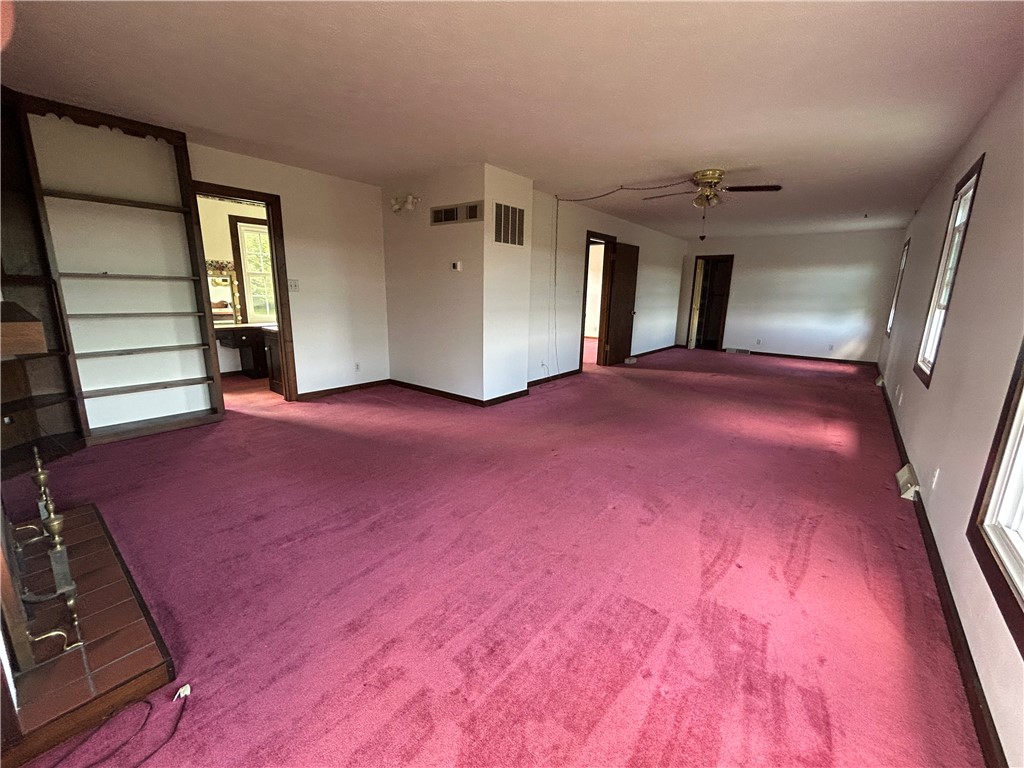 120 Starkey Point Road Starkey, NY 14837 - Photo 29 of 48 Huge Primary Bedroom with a Lake View, Fireplace, En- Suite Bathroom & Walk in Closet.....