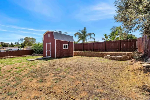 a view of a house with a patio