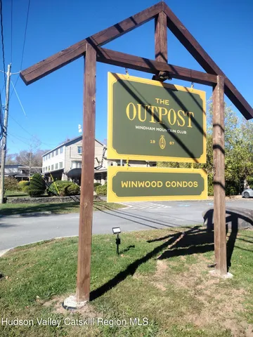 a sign on the side of a building