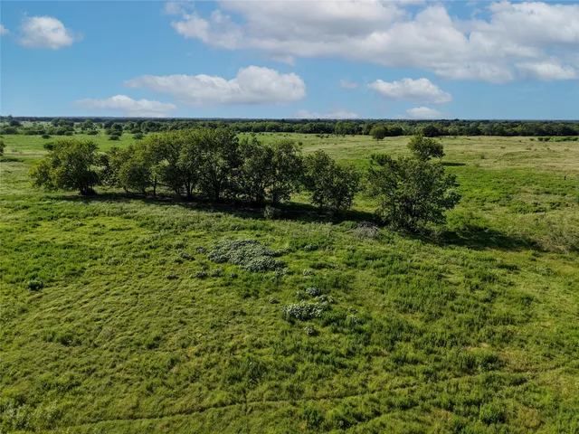 a view of a lake with a city
