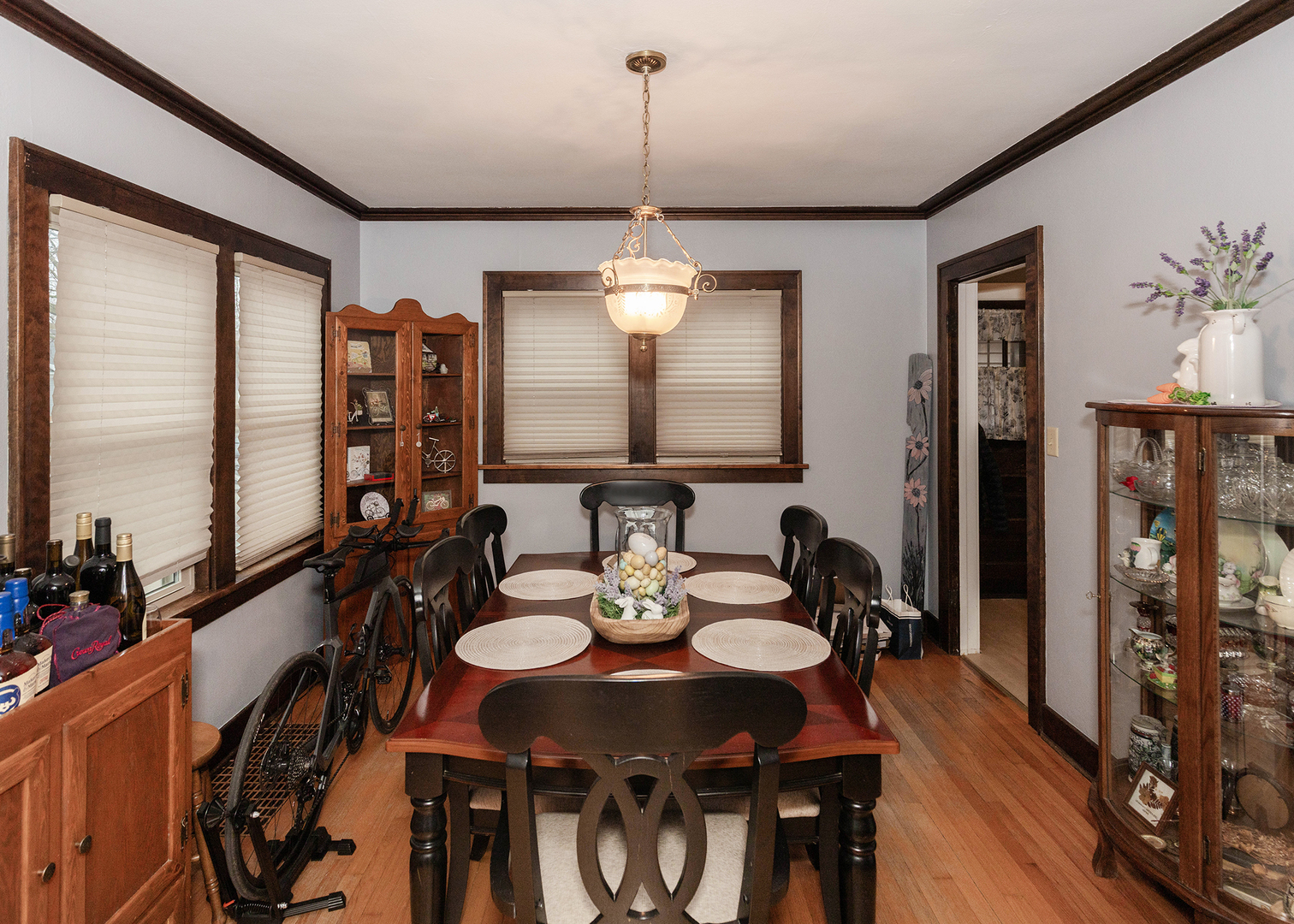 1125 17th Avenue Moline, IL 61265 - Photo 13 of 33 a view of a a dining room with furniture window and wooden floor