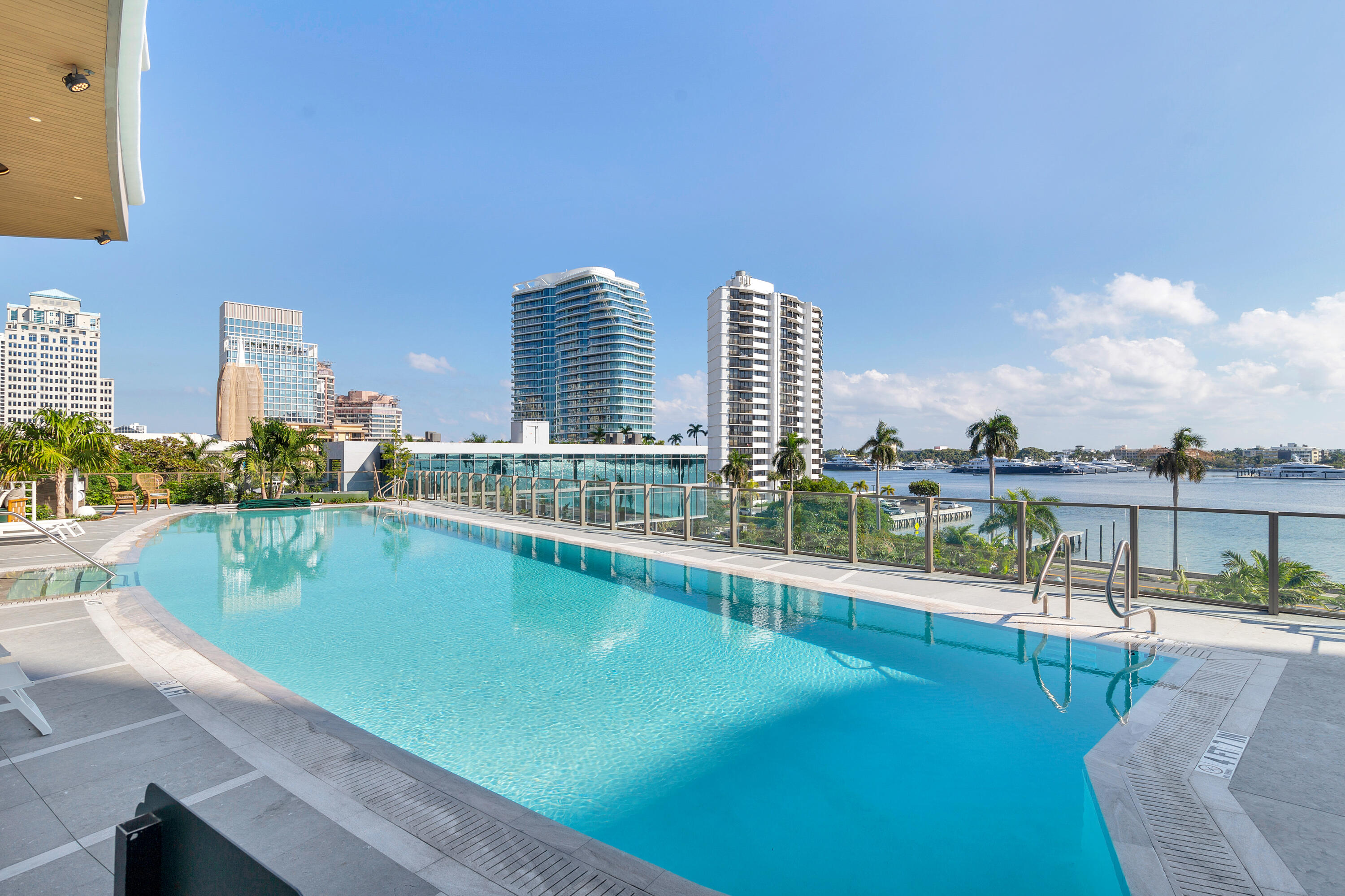 1333 South Flagler Drive, Unit 1202 West Palm Beach, FL 33401 - Photo 31 of 42 a view of swimming pool from a terrace