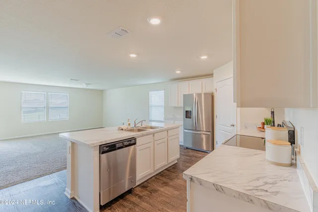 a view of outdoor space with garden