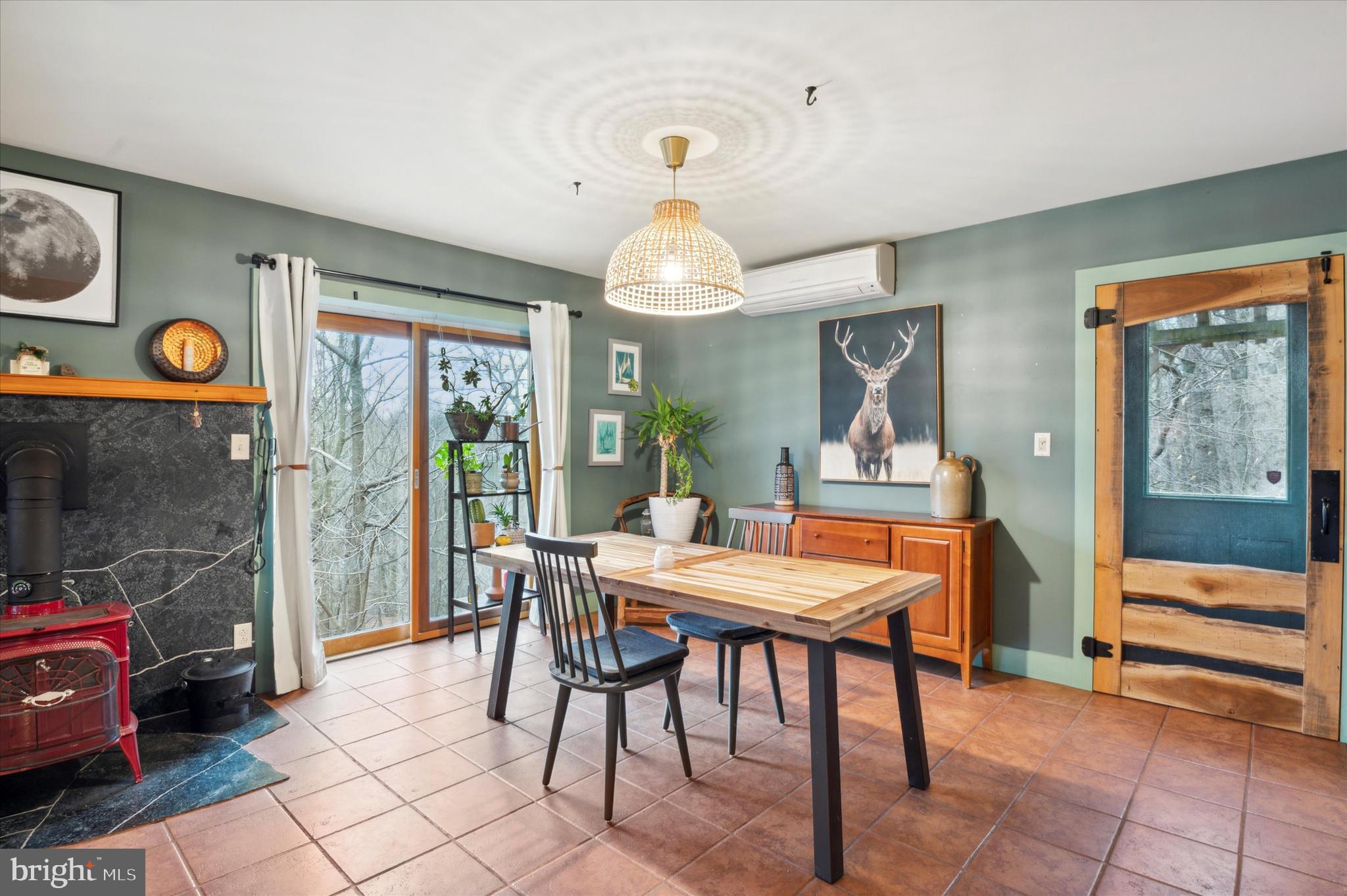 187 Baker Road West Brandywine, PA 19320 - Photo 2 of 49 Dining Area w/wood-burning stove
