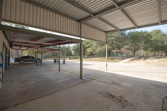 a view of a car parking garage