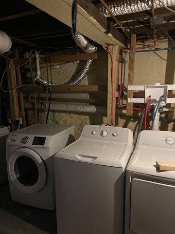 23 Plumer Street Everett, MA 02149 - Photo 19 of 29 a utility room with dryer and washer