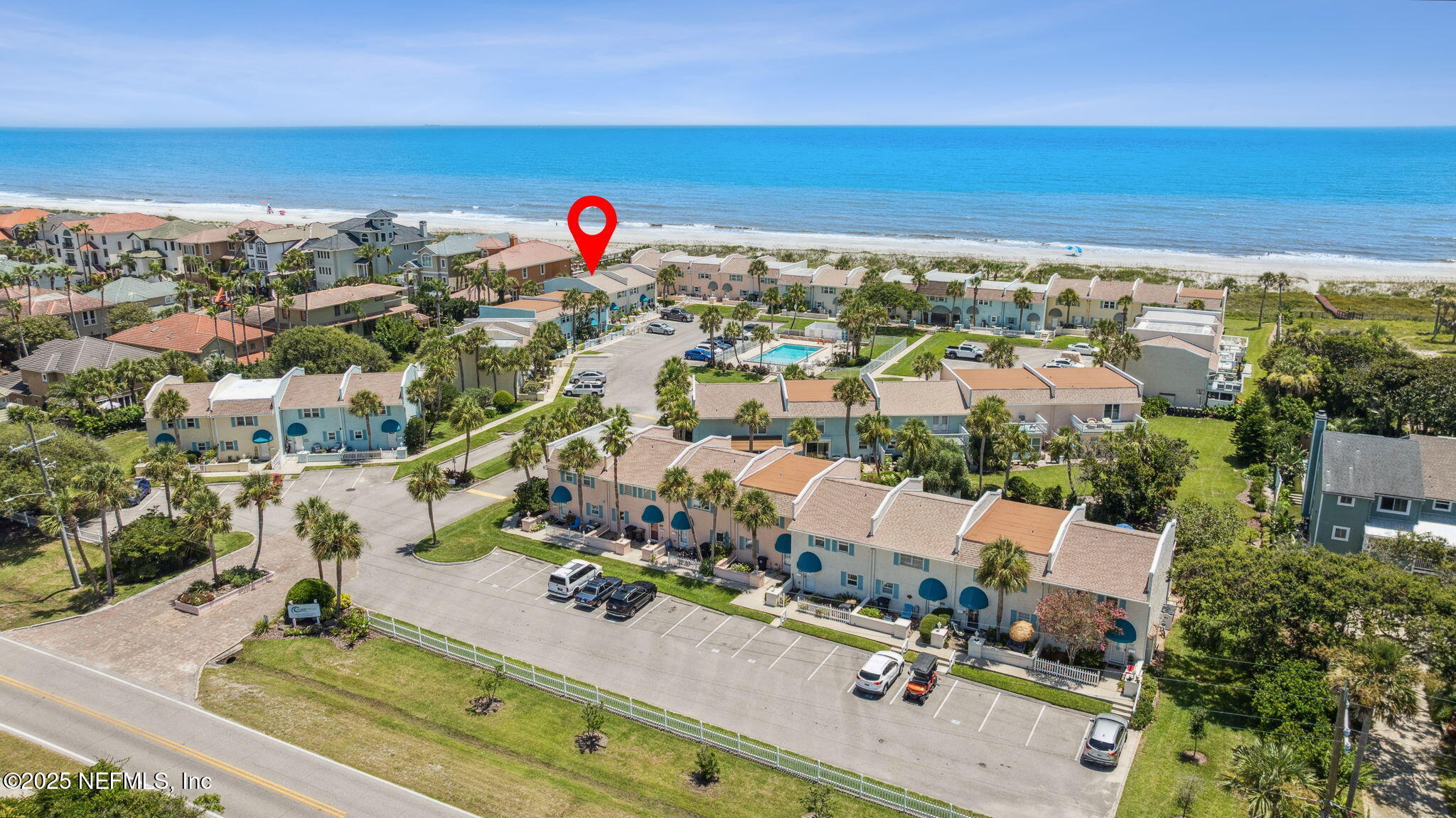 2233 Seminole Road, Unit 10 Atlantic Beach, FL 32233 - Photo 47 of 63 an aerial view of residential houses with outdoor space