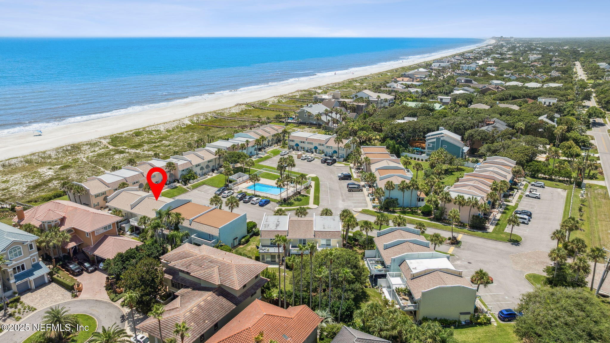 2233 Seminole Road, Unit 10 Atlantic Beach, FL 32233 - Photo 49 of 63 an aerial view of residential houses with outdoor space