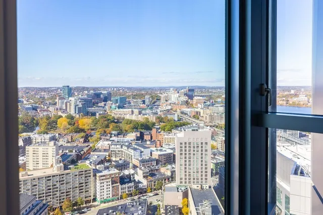 a view of lot of buildings