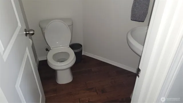 a close view of light fixtures and empty racks