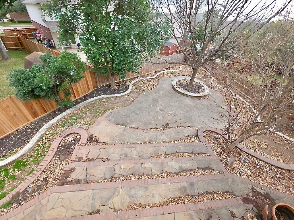 1103 Seton Hall Lane Pflugerville, TX 78660 - Photo 28 of 32 View of fenced backyard from upstairs balcony