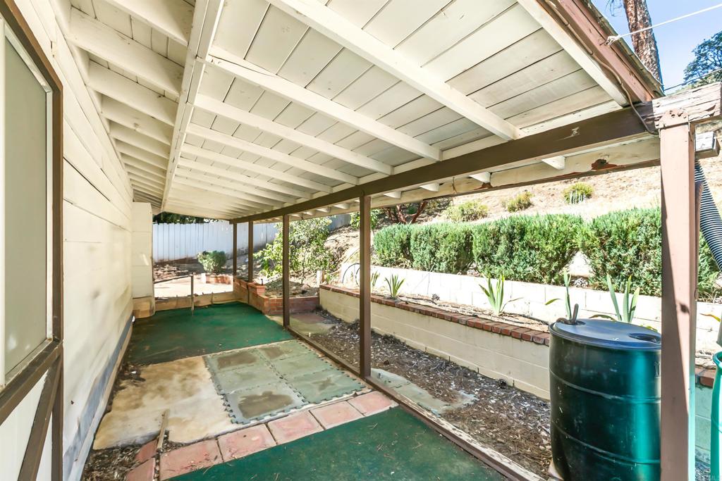 28721 Lebanon Road Pine Valley, CA 91962 - Photo 18 of 48 a view of a porch with furniture and a yard