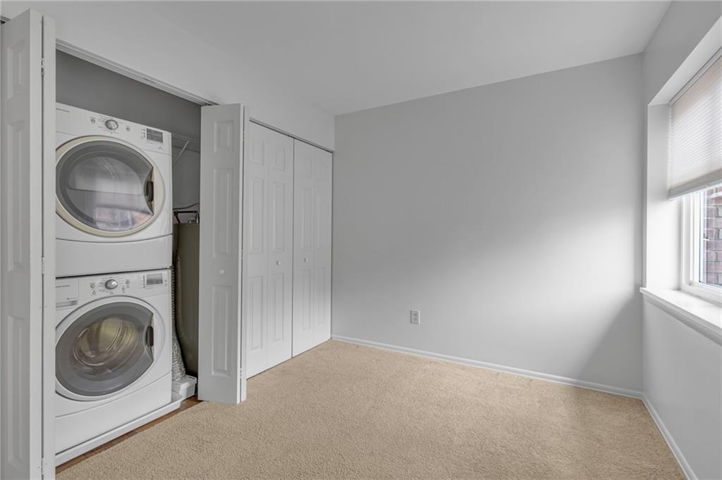 61 Darlington Road, Unit A18 Beaver Falls, PA 15010 - Photo 13 of 16 Second Bedroom With Stackable Washer & Dryer