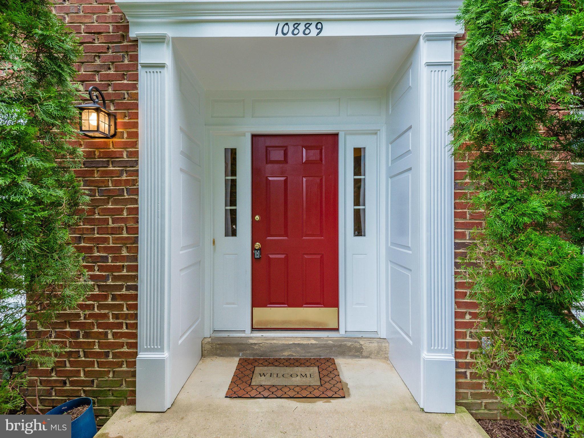 a view of a entryway door