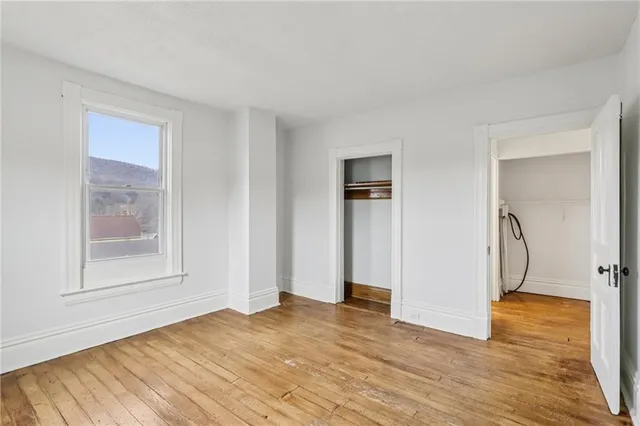 a view of an empty room