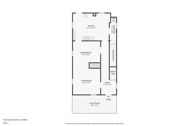 a view of a bench in a cabinet