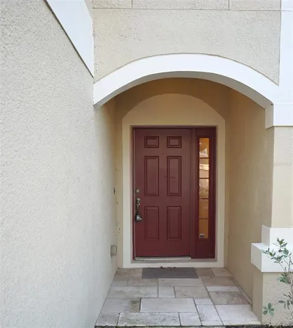 a view of front door