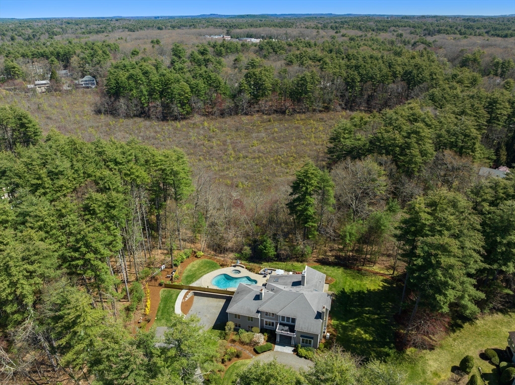 22 Fox Run Road Sudbury, MA 01776 - Photo 41 of 42 an aerial view of a house with a yard
