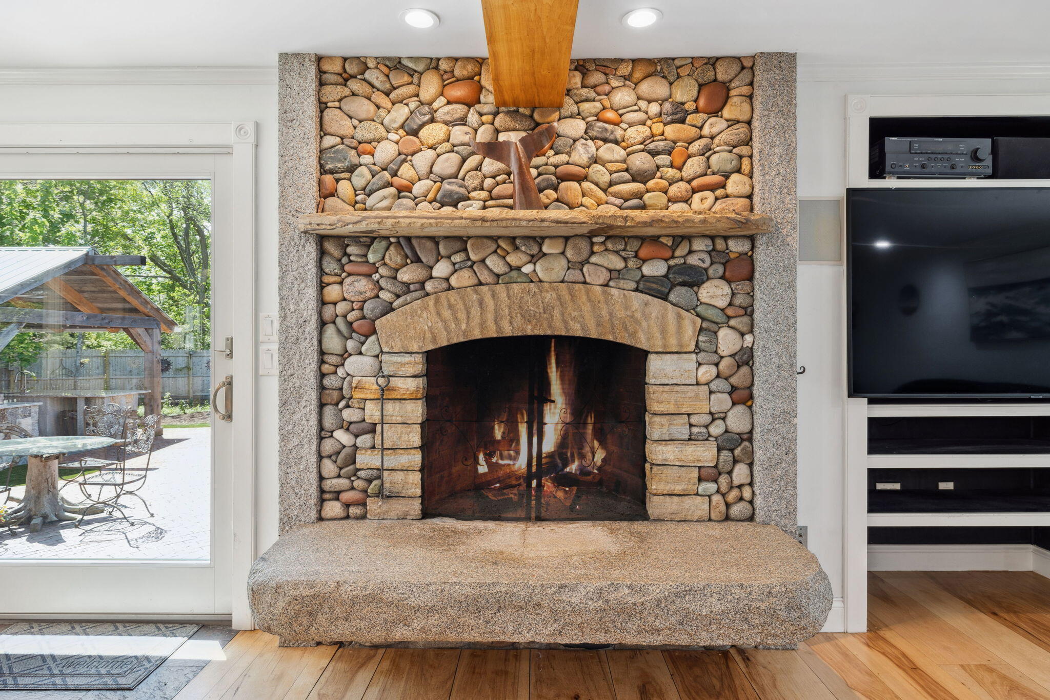 480 Massasoit Road Eastham, MA 02642 - Photo 19 of 79 Breathtaking custom fireplace!