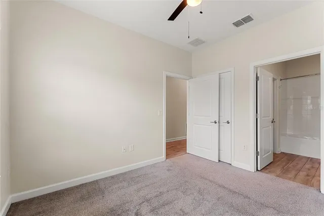 a view of an empty room