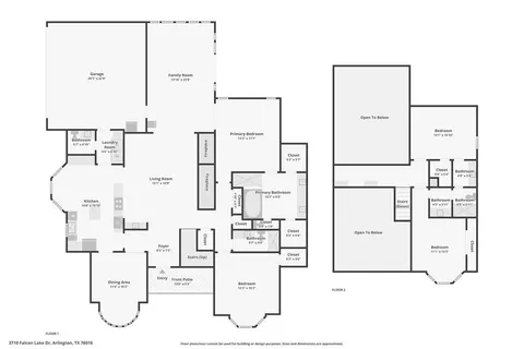 $469,900 | 3710 Falcon Lake Drive, Arlington, TX 76016