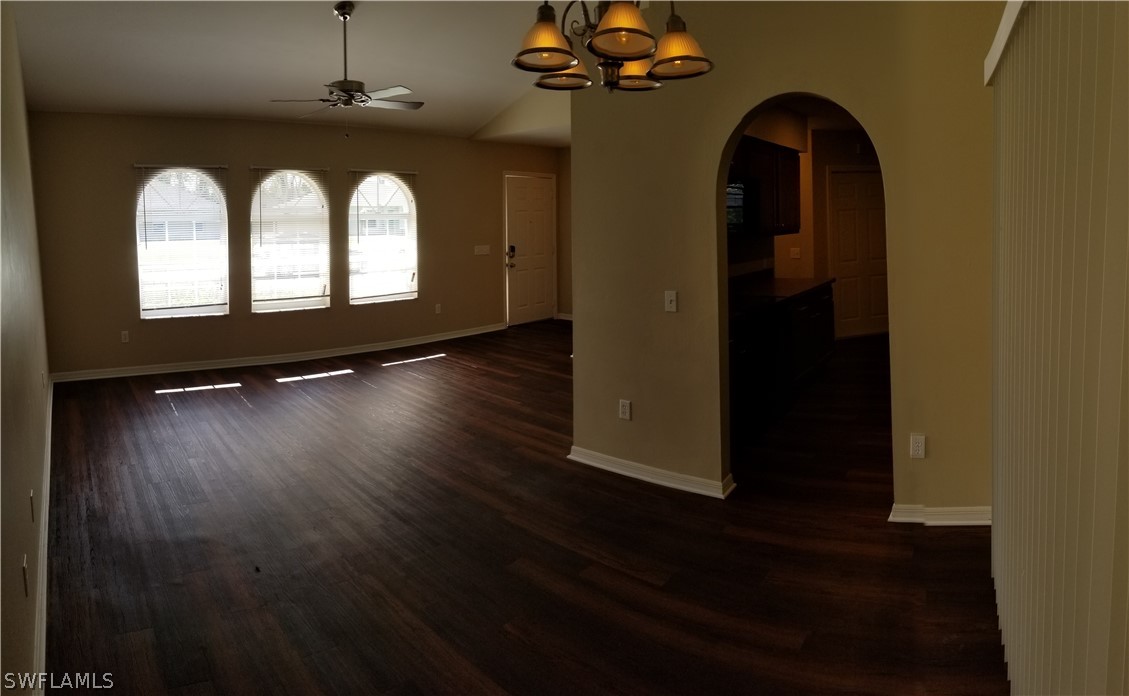 8149 Anhinga Road Fort Myers, FL 33967 - Photo 4 of 14 a view of entryway with wooden floor