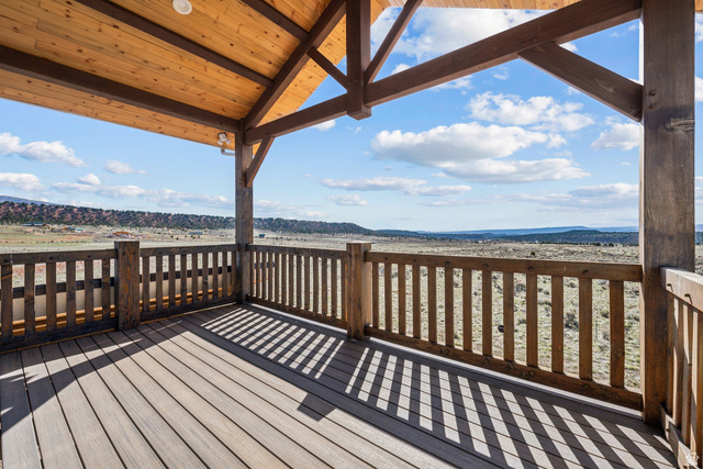 46997 West Thunder Road Fruitland, UT 84027 - Photo 23 of 49 Deck featuring a mountain view