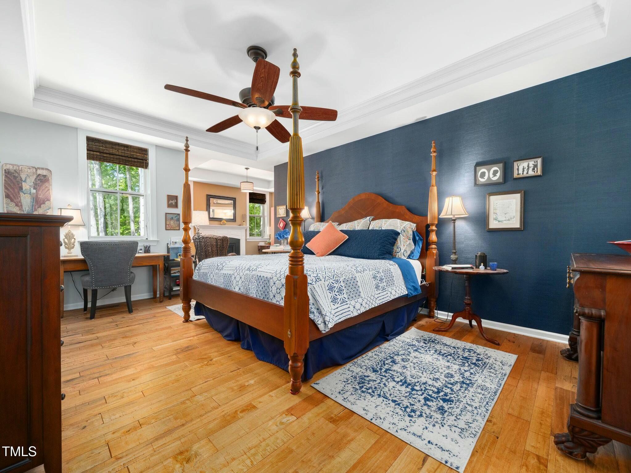 4210 Falls River Avenue Raleigh, NC 27614 - Photo 22 of 53 a bedroom with bed and window