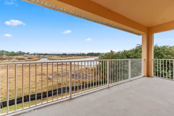 a view of a balcony