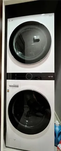 a washer and dryer in a washer