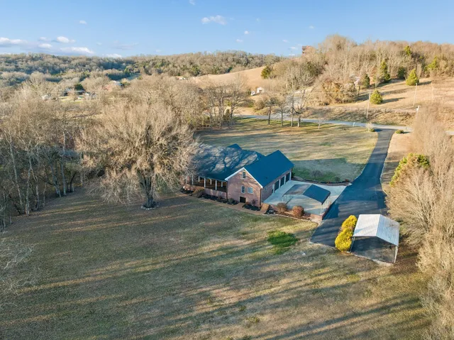 a view of city and mountain