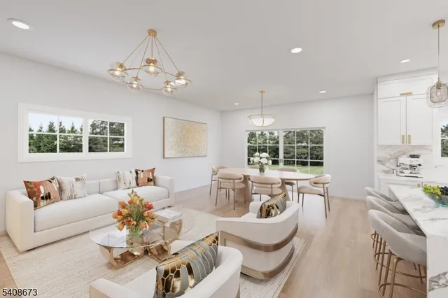 a living room with furniture or window and a wooden floor