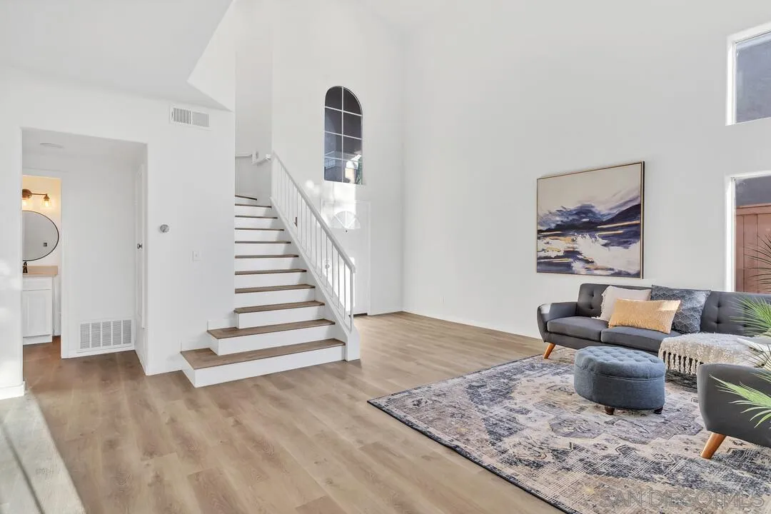 1518 Corte Roberto Oceanside, CA 92056 - Photo 15 of 41 a view of a livingroom with furniture and staircase