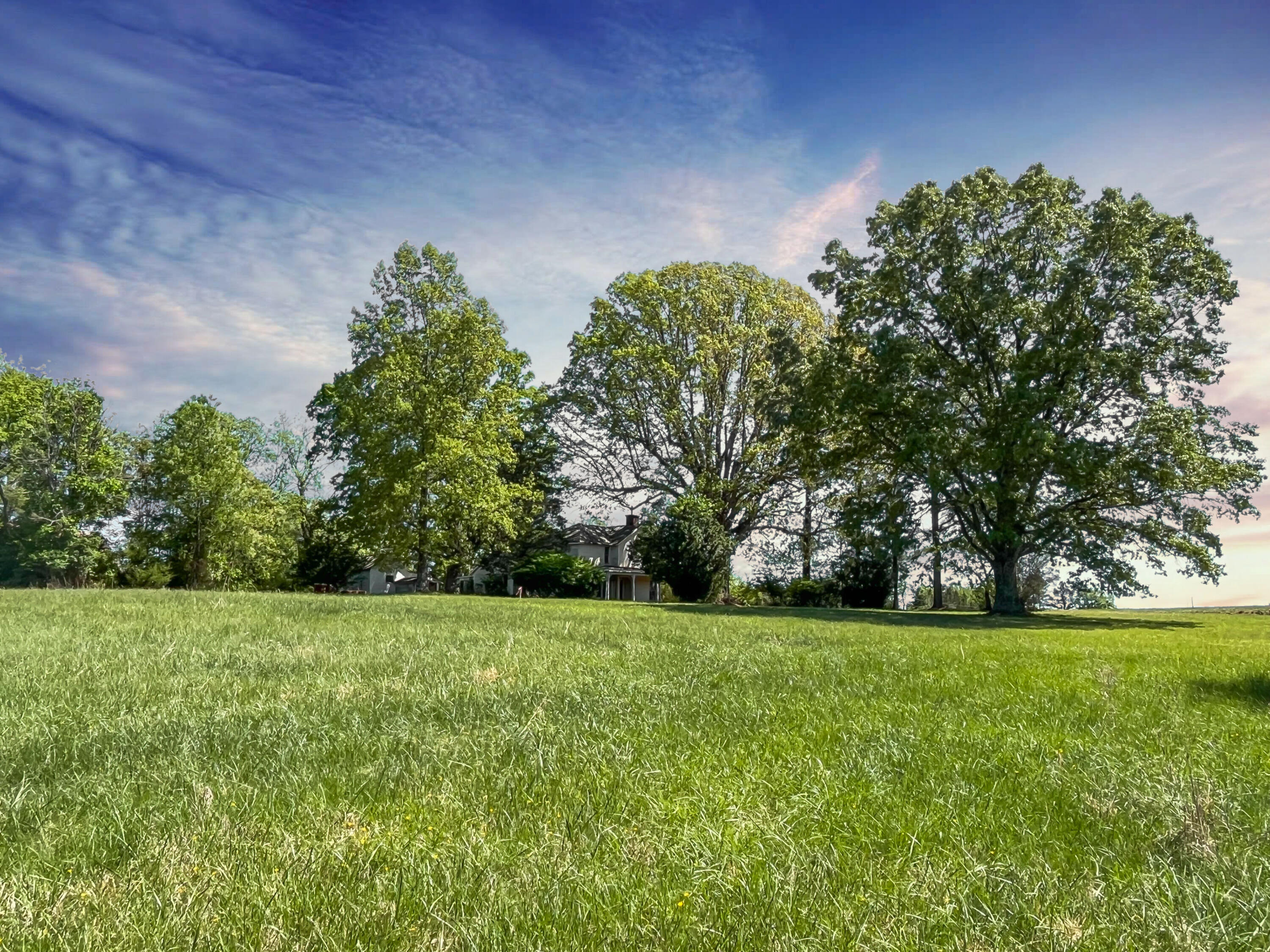 2556 Rock Cliff Road Bedford, VA 24523 - Photo 7 of 35 a view of a grassy field with trees in the background