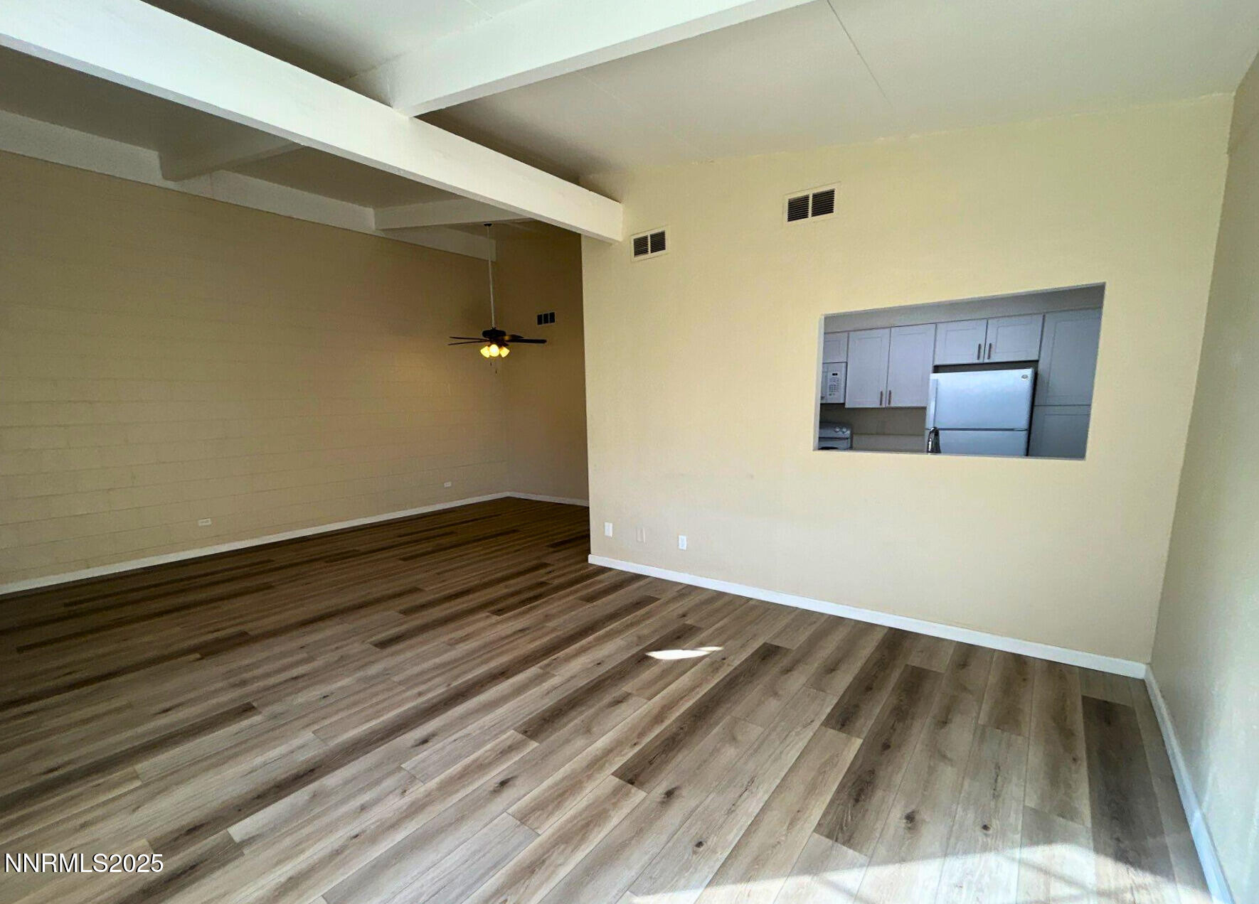 a view of wooden floor