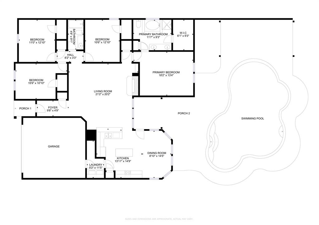 1005 Caleb Street Burleson, TX 76028 - Photo 30 of 31 a picture of floor plan