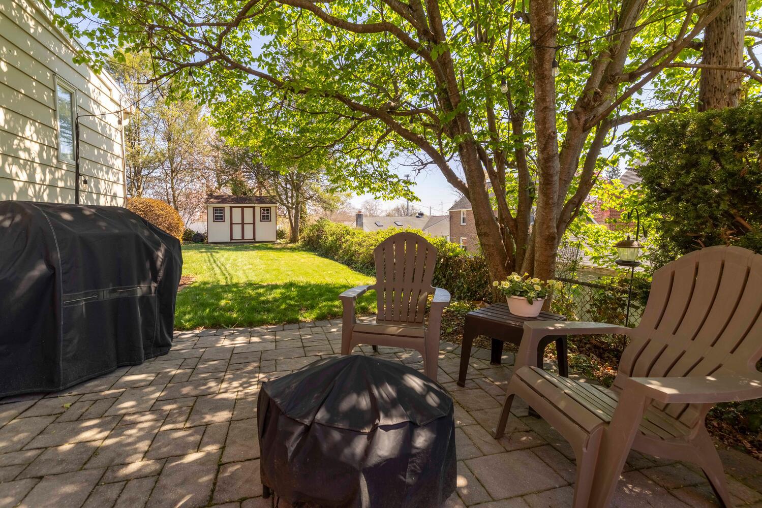 315 Edgemore Road Secane, PA 19018 - Photo 27 of 35 Brick patio ready for relaxing with friends.