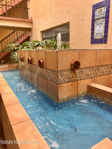 a view of balcony with chairs