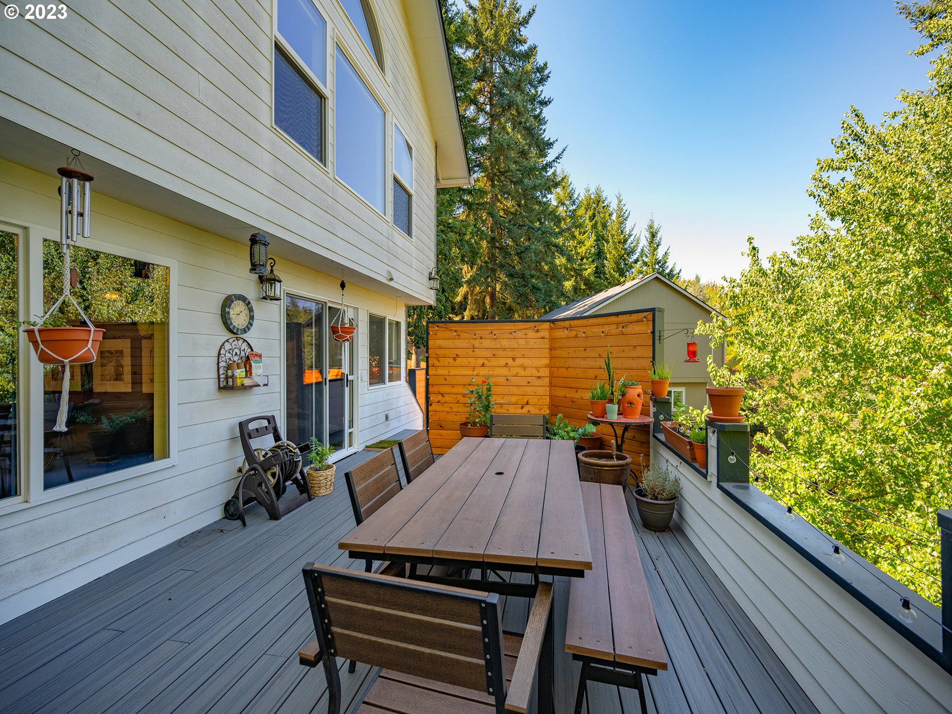 3875 Ashford Drive Eugene, OR 97405 - Photo 34 of 44 a view of a patio with wooden floor