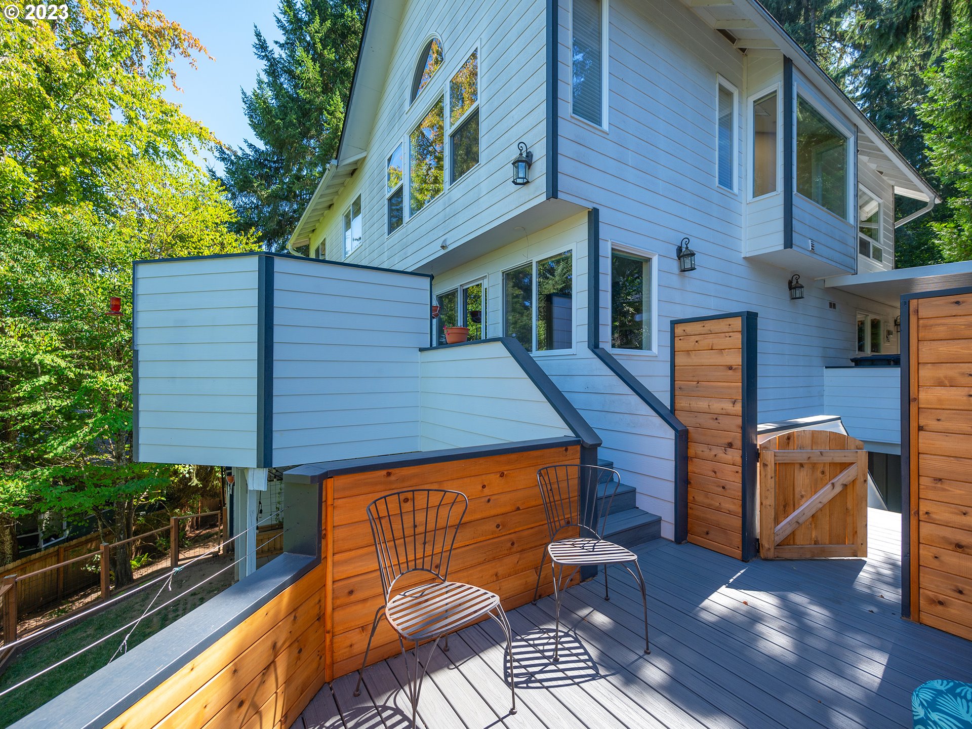 3875 Ashford Drive Eugene, OR 97405 - Photo 36 of 44 a view of a two chairs in the balcony