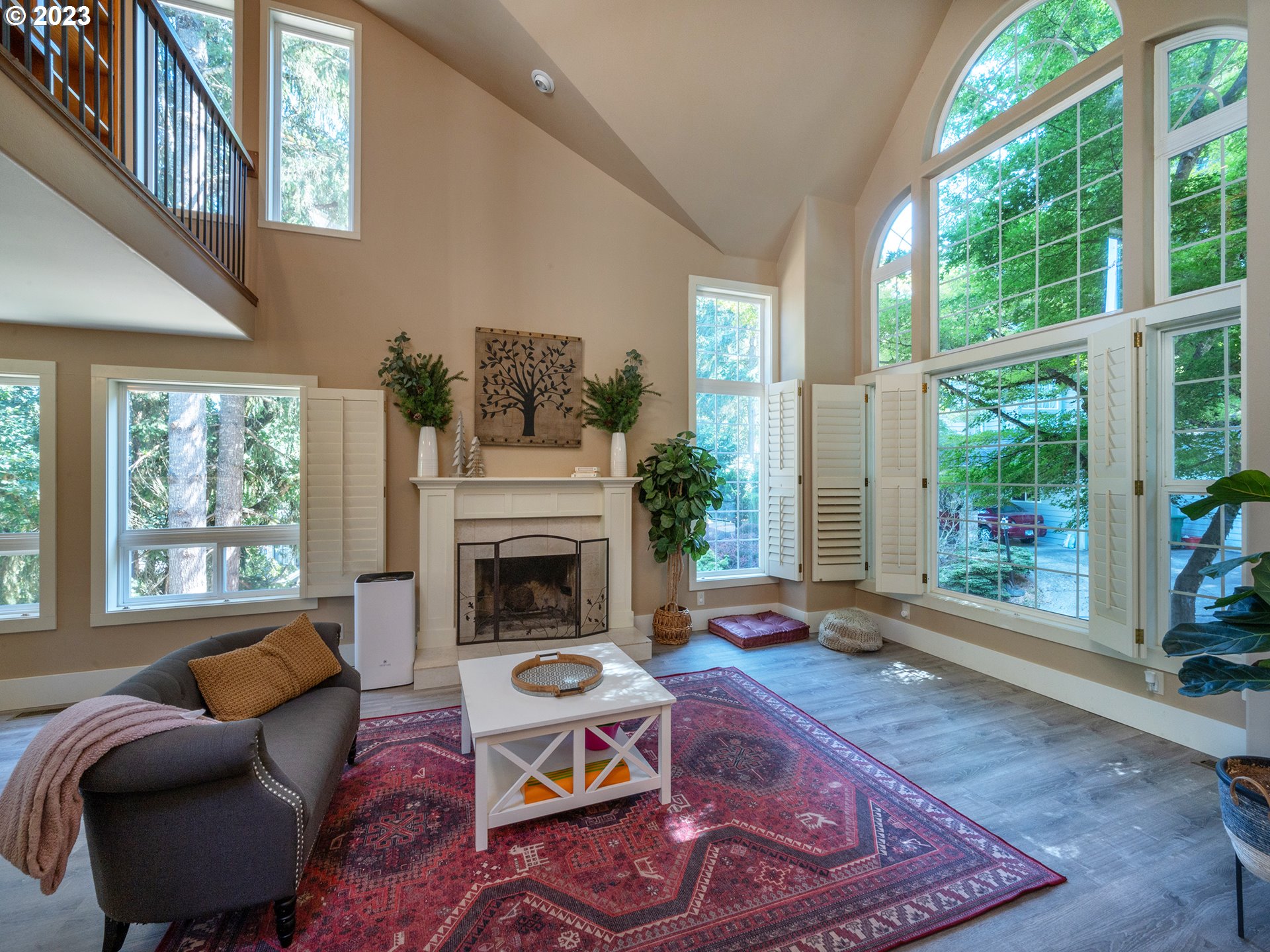 3875 Ashford Drive Eugene, OR 97405 - Photo 6 of 44 a living room with furniture and a fireplace