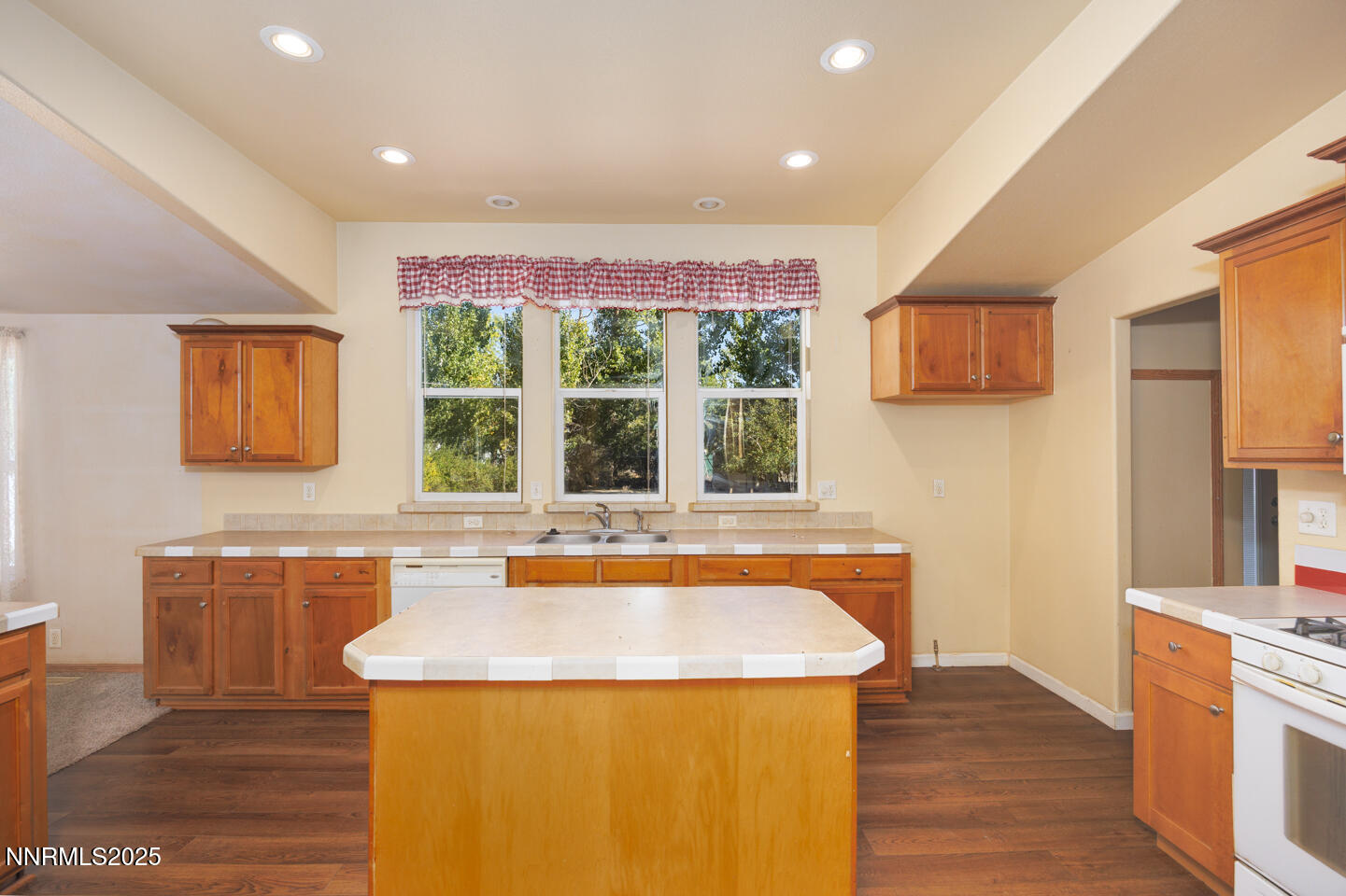 1480 River View Drive Fallon, NV 89406 - Photo 8 of 32 a kitchen with stainless steel appliances granite countertop a sink and a stove