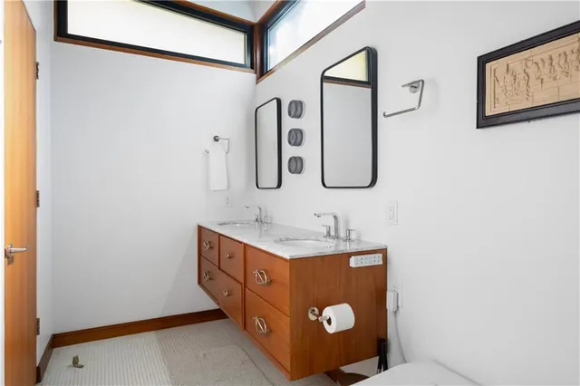 a room with furniture and a window